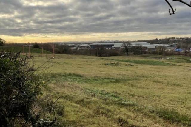 The land where the new units will be built (image: Chorley Council)