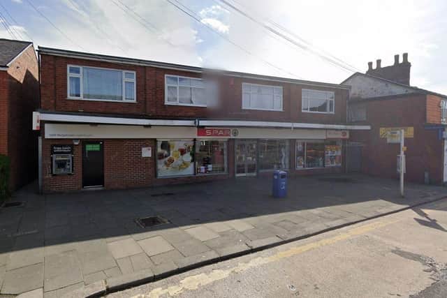 A man in his 20s was left with "life-changing injuries" after being stabbed outside the Spar store in Leyland Lane (Credit: Google)
