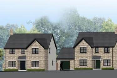 CGI of a home on the new development