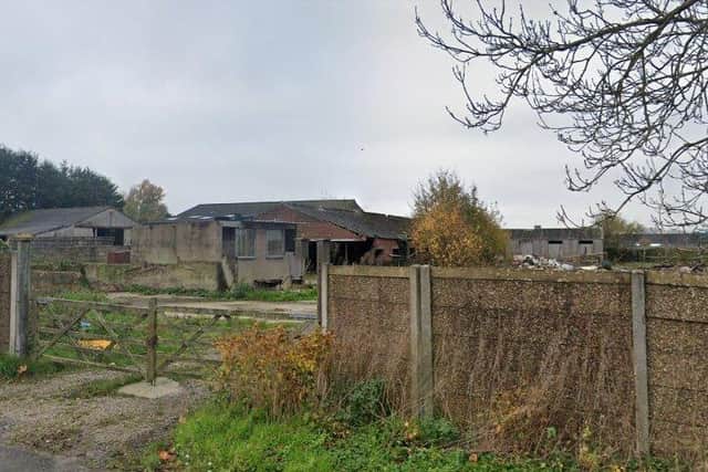 The site on Fowler Lane is classed as greenbelt, but has prevoiusly been developed for agriculrural use (image: Google)