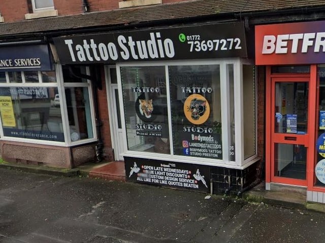 Body Mods Tattoo Studio on Blackpool Road, Ashton-on-Ribble, has a rating of 4.8 out of 5 from 32 Google reviews
