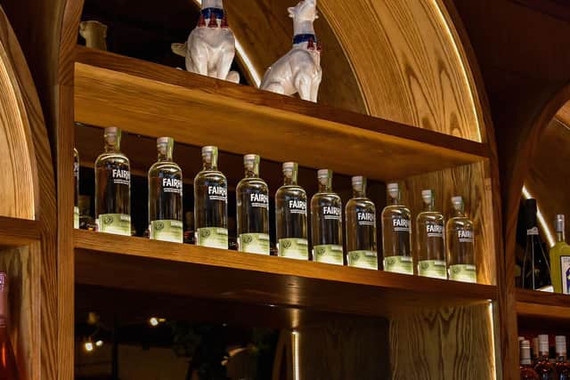 Fairham Signature Gin displayed on the new ASK Italian bar