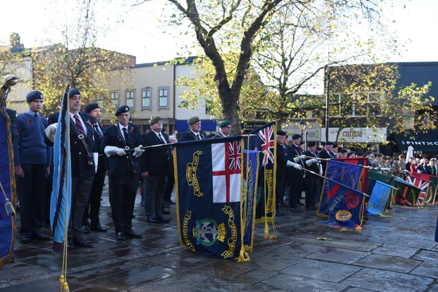 The lowering of the flag