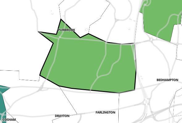 There were four cases confirmed in Purbrook and Widley in the seven days to April 21, with a rolling rate of 41.8.