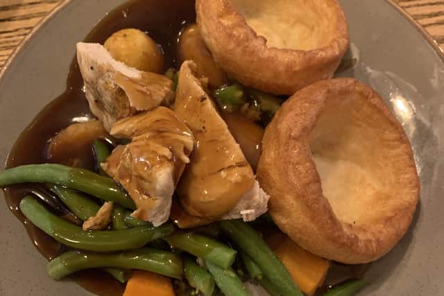 Children's chicken roast at The Ship at Elswick