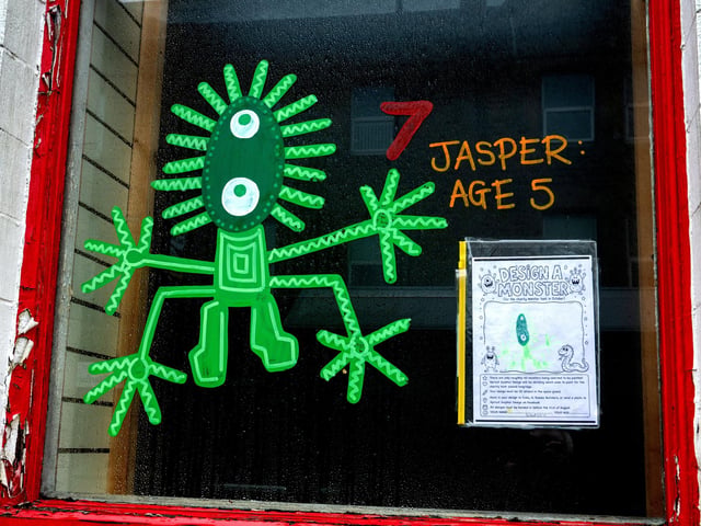 Longridge charity Monster Hunt organised by India of Apricot Sulphur Design to raise funds for Headway and Longridge Brownies.