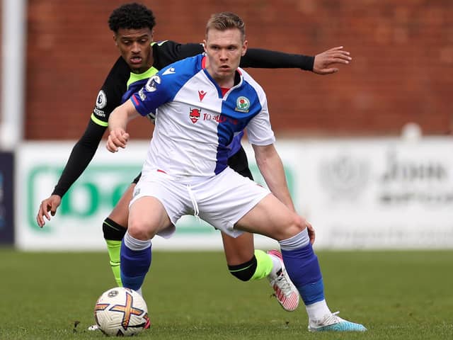 Ethan Walker has joined Morecambe on loan from Blackburn Rovers Picture: Lewis Storey/Getty Images