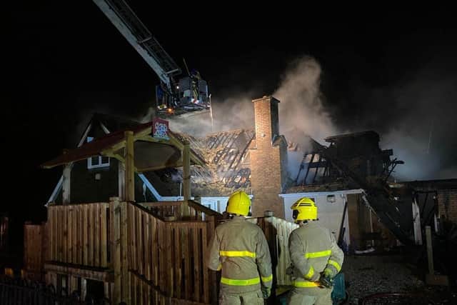 Firefighters have been battling a blaze at a nursery in Preston that broke out in Fulwood Row on Saturday night (October 15)