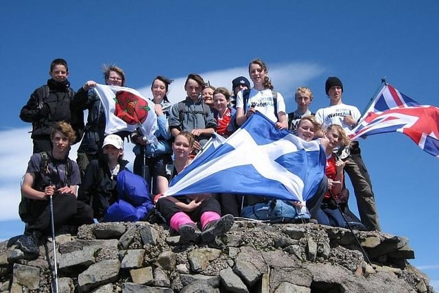 Garstang High School students complete the Three Peaks Challenge