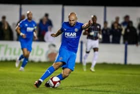 Sam Bailey was thrust into being an emergency goalkeeper after an injury to Curtis Anderson (photo:Phil Dawson)