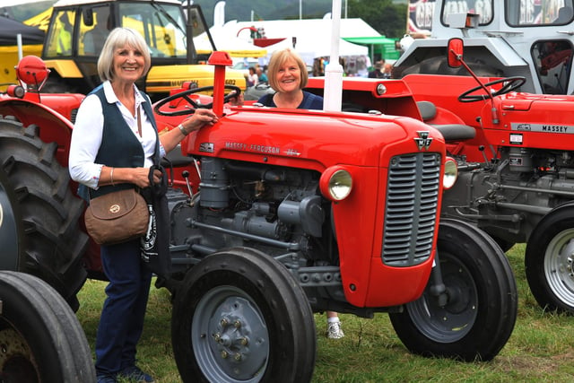 Tractors play a vital role in farming  and there are always some great examples on  display at Garstang Show