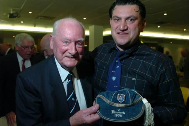 Gary paid £3,900 for one of Sir Tom Finney's international caps at a dinner in 2007.