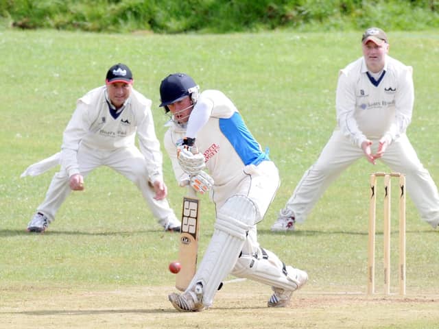 Joe McMillan for Great Eccleston in their game against Hoghton