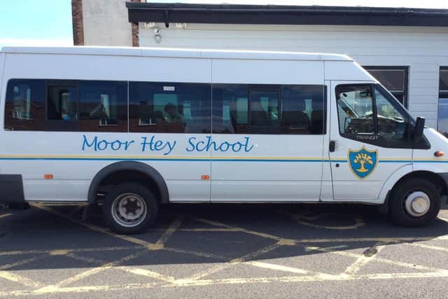 Police are investigating the stolen mini bus