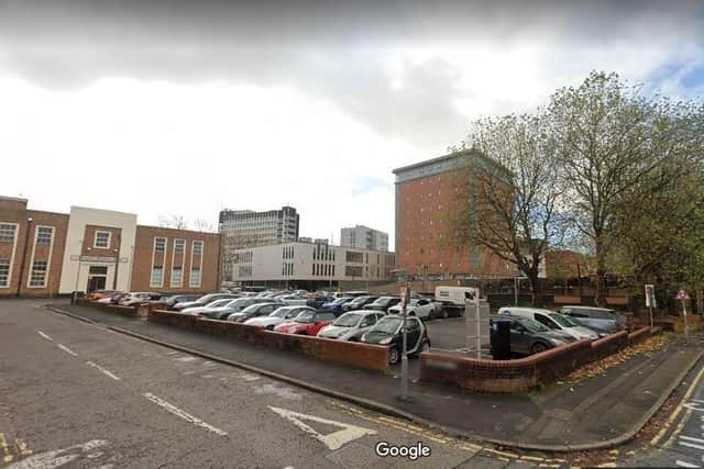 How the site from Walker Street looking west appears today. Credit: Google