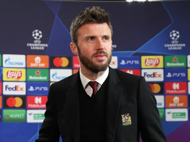 Michael Carrick during his time as caretaker boss of Manchester United.