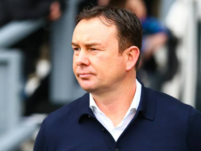 Morecambe manager Derek Adams Picture: Jack Taylor