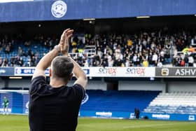 Preston North End's Ryan Lowe applauds his side's travelling supporters before the match.