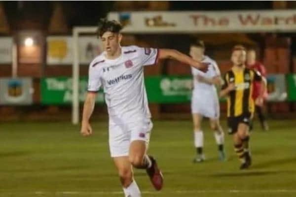 Luke Bennett was a promising young player. (Image: AFC Fylde).