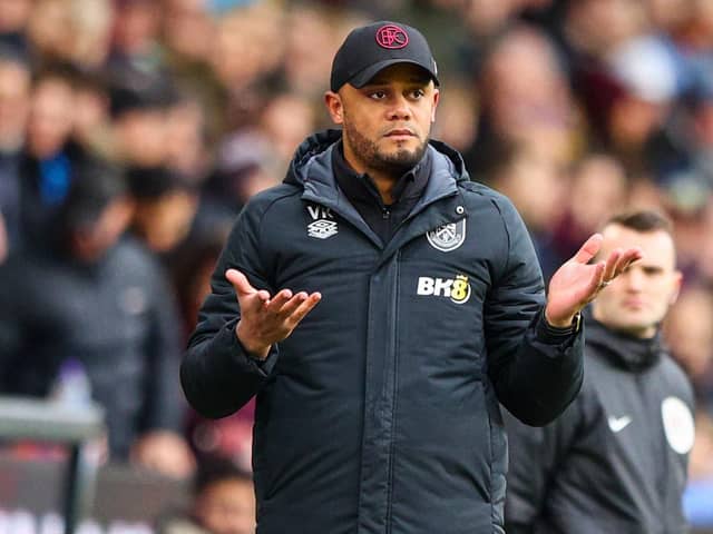 Burnley manager Vincent Kompany