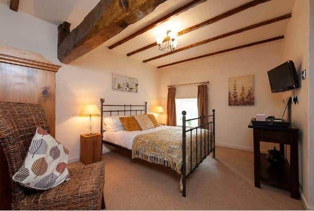 One of the three hotel bedrooms. Image from Rightmove
