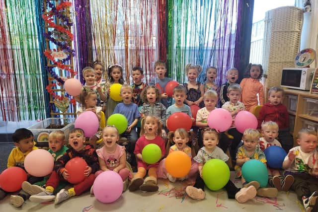 Rainbow Party at Tatton Nursery, Chorley