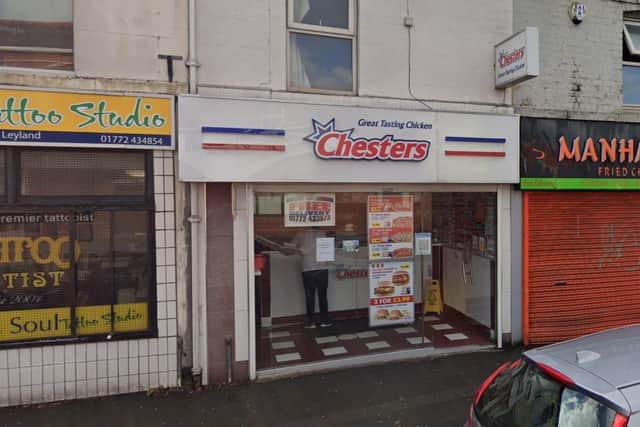Chester's Chicken in Golden Hill Lane, Leyland was visited by immigration enforcement officers on Friday (March 11). Pic: Google