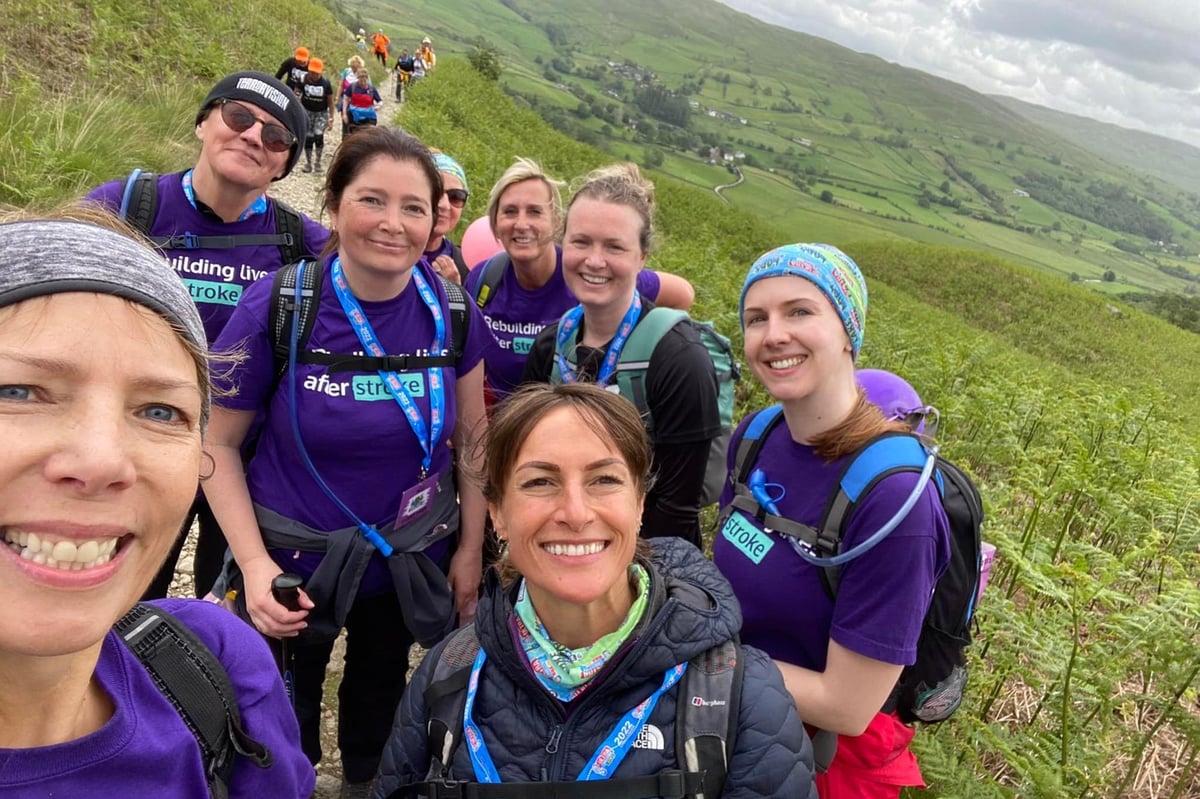 Stroke survivor with Aphasia walked 29 miles through the Lake District with her gym friendship group to beat isolation