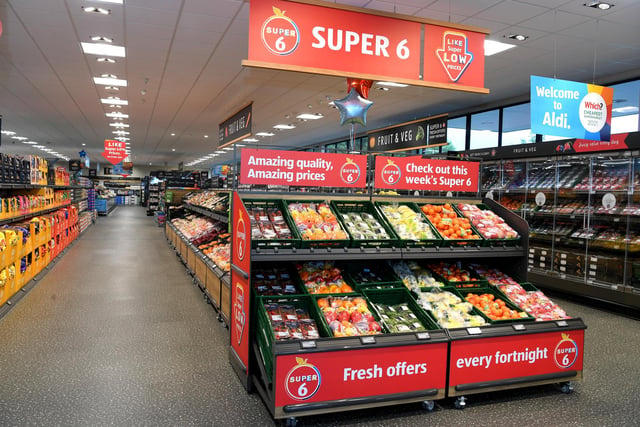 Aldi runs promotions on 'super six' fruit and vegetables each week