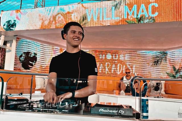 Will Mac during a set. Photo: Lucy Base