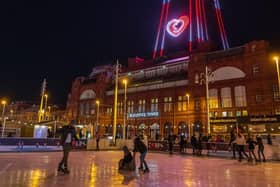 Glice Rink at Christmas By The Sea, Blackpool