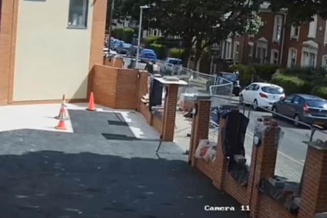 CTV footage released by the police shows the victim tripped as he was running after being pursued from the from the Fishergate Hill area.