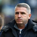 Preston North End manager Ryan Lowe reacts to the QPR game