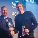 UCLan Professor Peter Lloyd, Dean of Arts and Media, accepted the award at a ceremony held recently in Leeds.