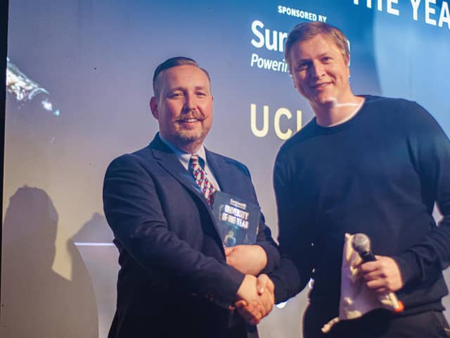 UCLan Professor Peter Lloyd, Dean of Arts and Media, accepted the award at a ceremony held recently in Leeds.