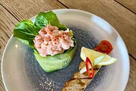 Prawn and crayfish cocktail with spiced tomato mayonnaise and toasted focaccia is one of the dishes reduced under the Seafood Pub Company’s Tax-Free Mondays.