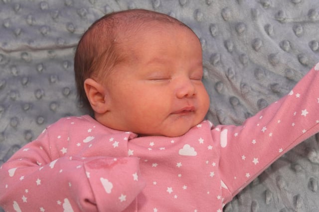 Ivy-Rose Nicola Crawford, born at Royal Preston Hospital on January 10, at 10:57, weighing 8lb 3oz, to Holly Vickers and Robert Crawford, of Leyland
