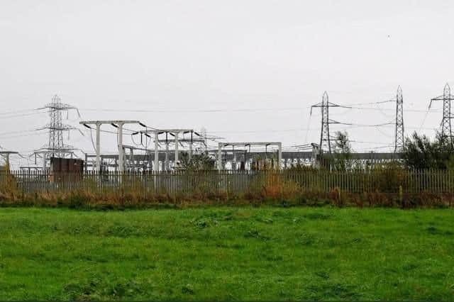The National Grid Substation in Howick Cross Lane