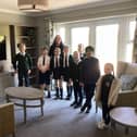 Charlotte giving a tour of Middleshaw Hills to local school children