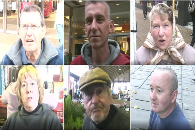 We talked to these people in Preston about the credit crunch in 2008