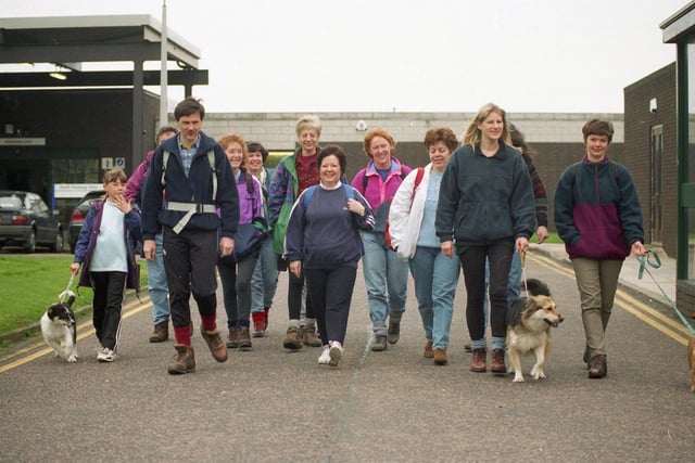 Staff at a Preston unit for adults with mental health problems took part in a mammoth sponsored walk to raise cash to buy extra comforts for their patients. Nurses and doctors at the Avondale Unit at Royal Preston Hospital walked from Preston to Garstang as part of their fun-raising drive