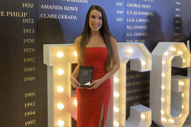 Holly Buck, a fourth year Bachelor of Medicine and Bachelor of Surgery student, has been named Student Doctor of the Year.