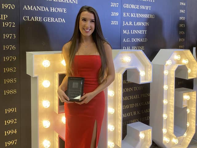 Holly Buck, a fourth year Bachelor of Medicine and Bachelor of Surgery student, has been named Student Doctor of the Year.