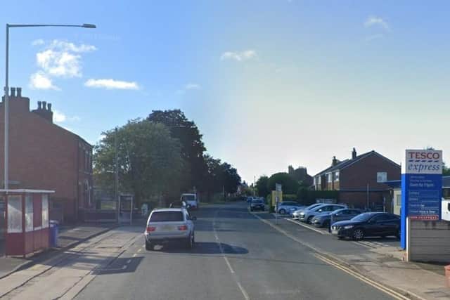 Leyland Lane was closed following a three-vehicle crash near the Tesco Express store (Credit: Google)
