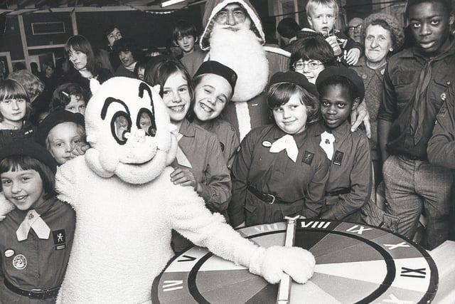The Star's Gloops with brownies at St Augustin's Christmas fair November 23, 1974