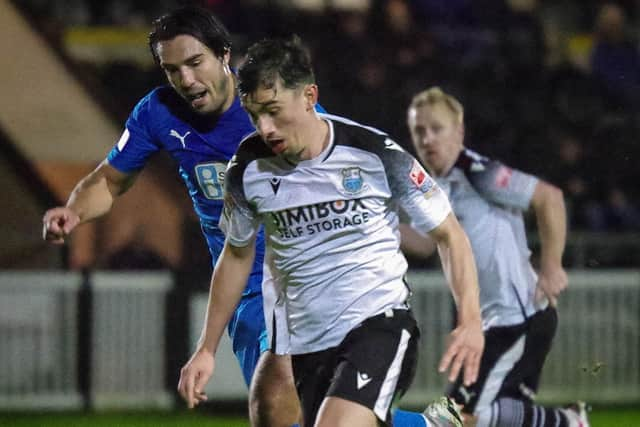 Brig midfielder Harry Benns (photo: Ruth Hornby)