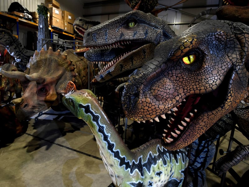 They're big and they move - down at the Jurassic Earth warehouse in Leyland