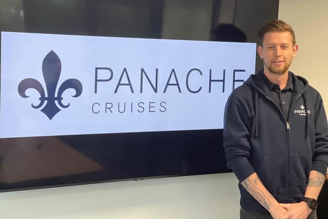 The first UCLan student to be placed at Pancache Cruises, Jon Goodhson.
