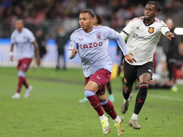 Cameron Archer in action for Aston Villa in pre-season