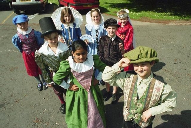 Young historians from a Preston school have taken a step back in time. Pupils from Highfield Priory School, Fulwood Row, really entered into the spirit of the occasion when they went on a trop to historic Rufford Old Hall. Dressed in period costume, which they made in school and at home, the youngsters joined a performance led by the Young National Trust Theatre Group, entitled The Crown Hereafter, being staged at the Hall